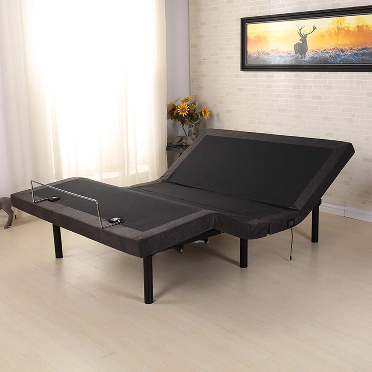Adjustable Folding Bed Base, Wall Hugger, Massage, Zero