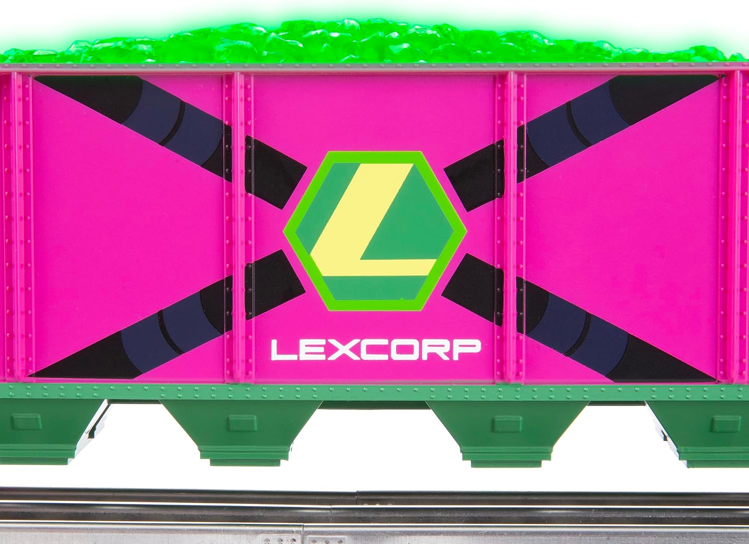 Lionel DC Comics LexCorp Kryptonite O Gauge Model Train Hopper