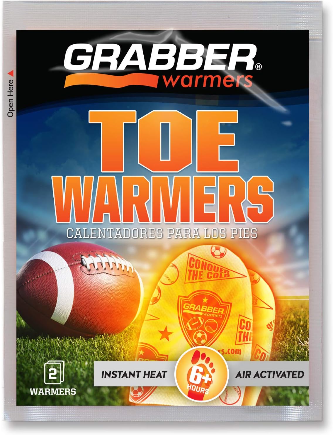 Grabber Toe Warmer Packaging