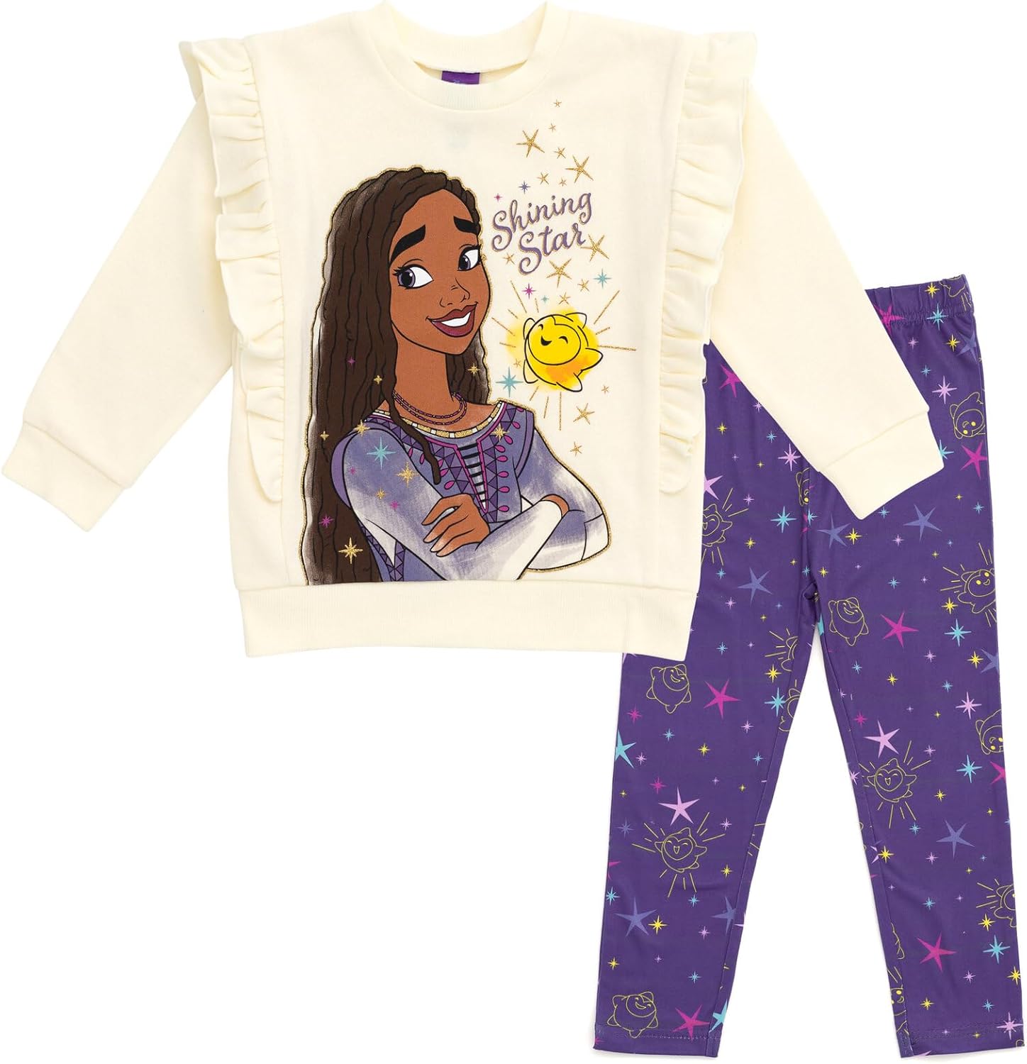 Disney Fleece Sweatshirt and Pants Outfit Set Infant to Big Kid Sizes (12 Months - 14-16)