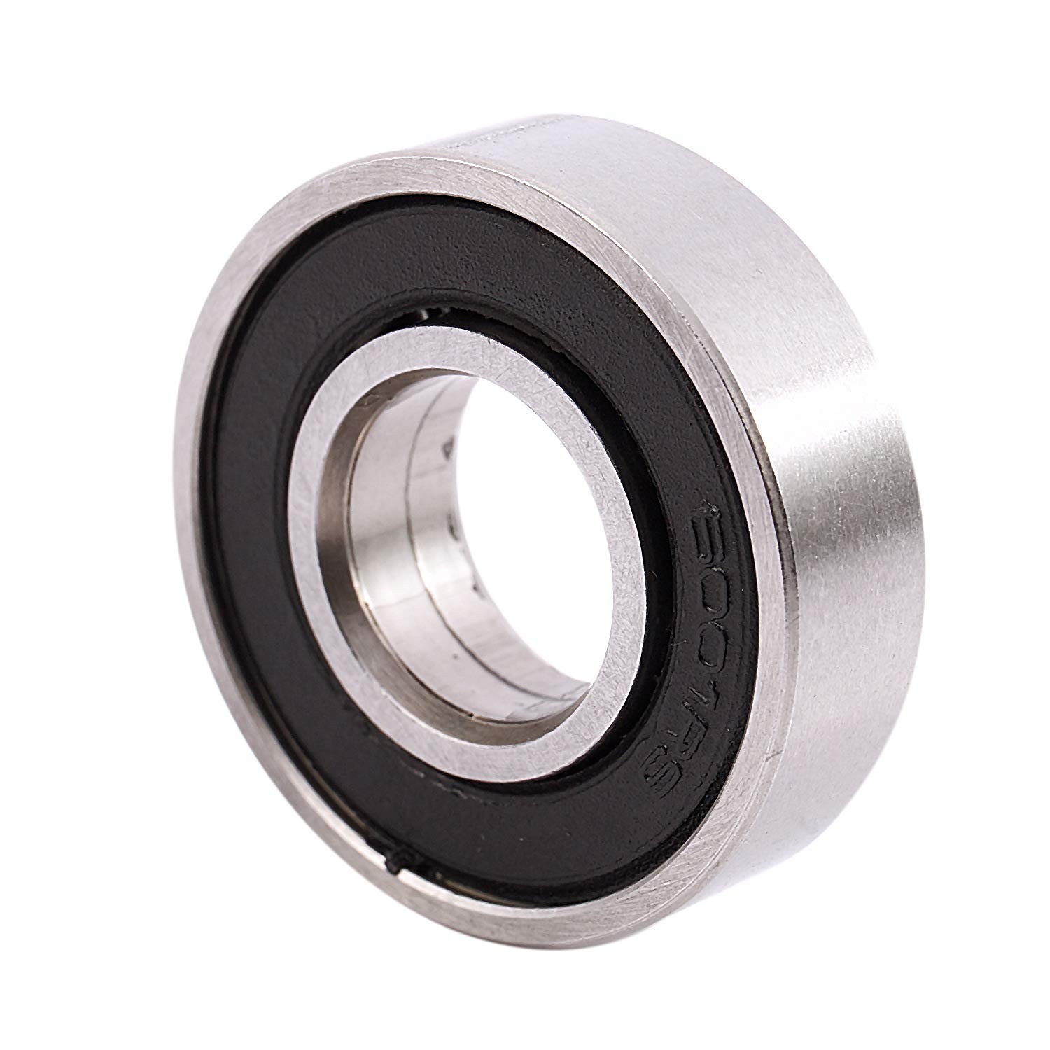 10 Cuscinetti A Sfera 6001RS 12x28x8 Mm In Acciaio Cromato - Per Tosaerba, Carriole, Carrelli
