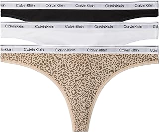 Calvin Klein Women's Thong 3pk Lv00qd5209 Thong (pack of 3)