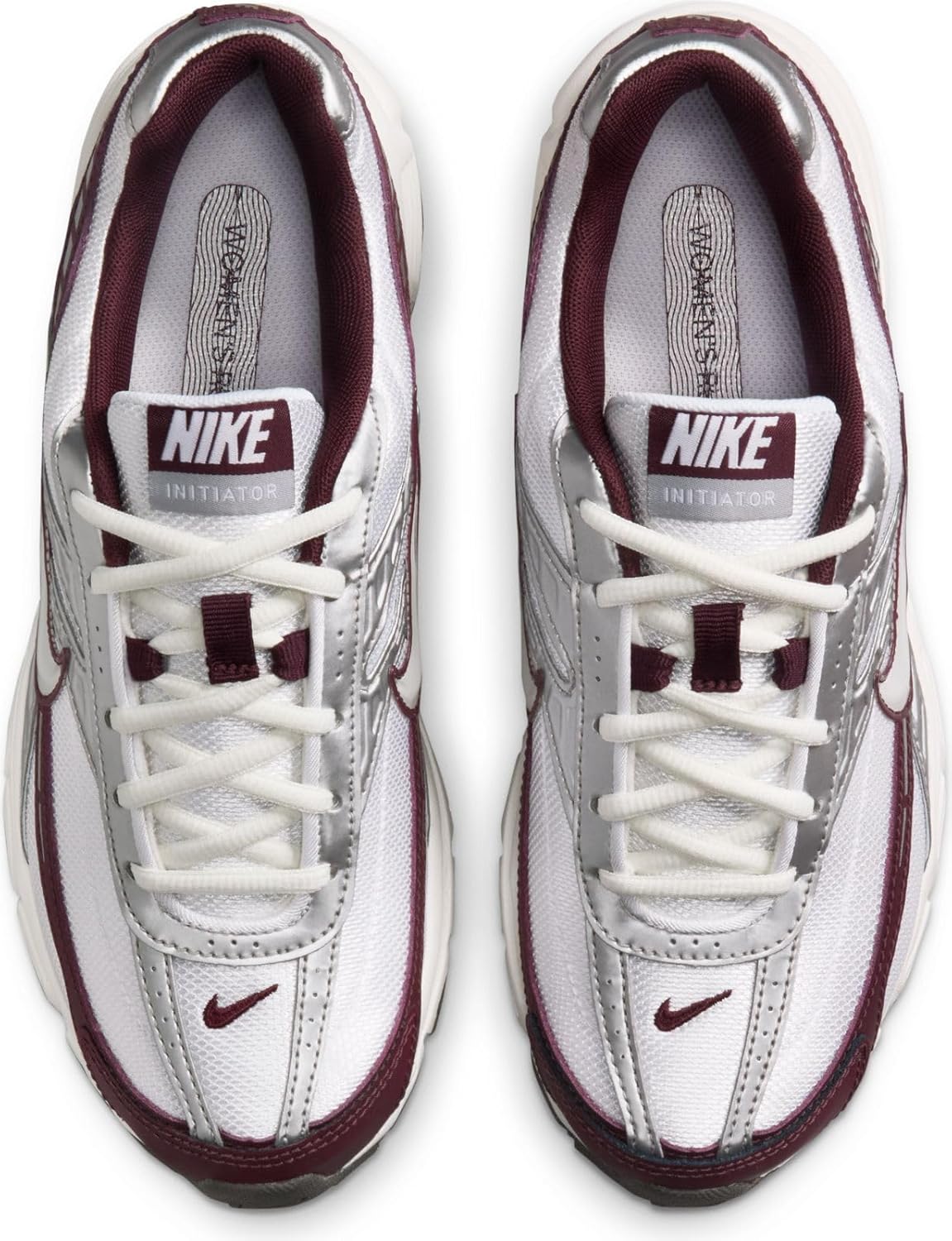 Nike Initiator Women's Shoes (White/Sail/Burgundy Crush/Sail) - Image 5