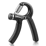 Grip Strength Trainer, Hand Grip Strengthener, Grip Strengthener, Adjustable Resistance, Forearm Strengthener, Perfect for Musicians Athletes