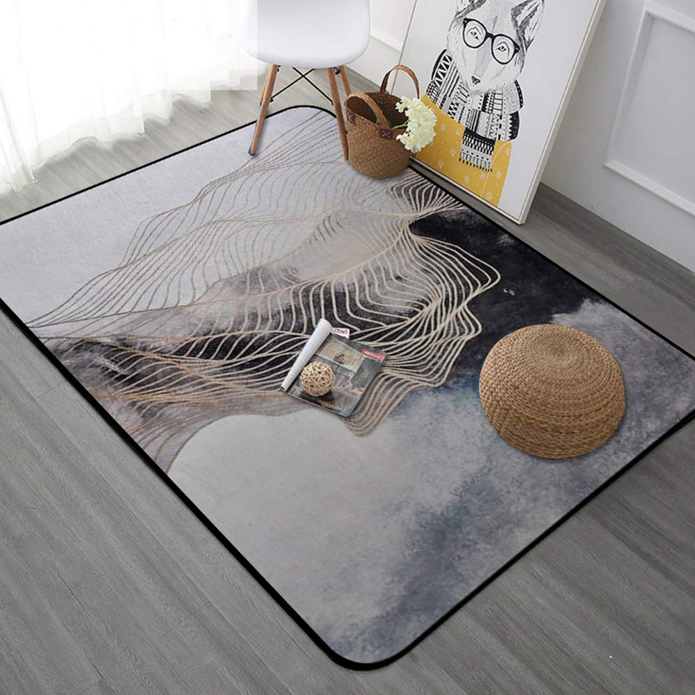 Tapis de décoration salon moderne pour protéger un sol fragile - 6