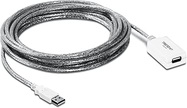 TRENDnet 5 Meter USB 2.0 Extension Cable, Extend your USB port (16.5 ft.), Repeats USB Signal up to 25 m (82 ft.) Data Transfer Speeds up to 480 Mbps, TU2-EX5 - coolthings.us