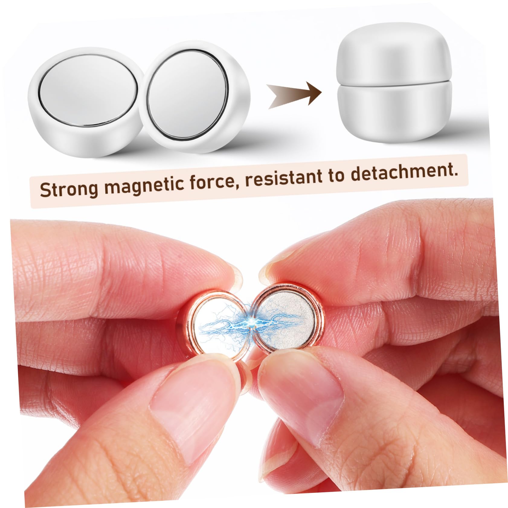 SEWACC 40stücke Magnetische Hijab- Für Damen Leichte Und Kompakte Sicherheitslösungen Für Schals Kopftücher Und Mehr Gunmetal Und Roségold Erhältlich