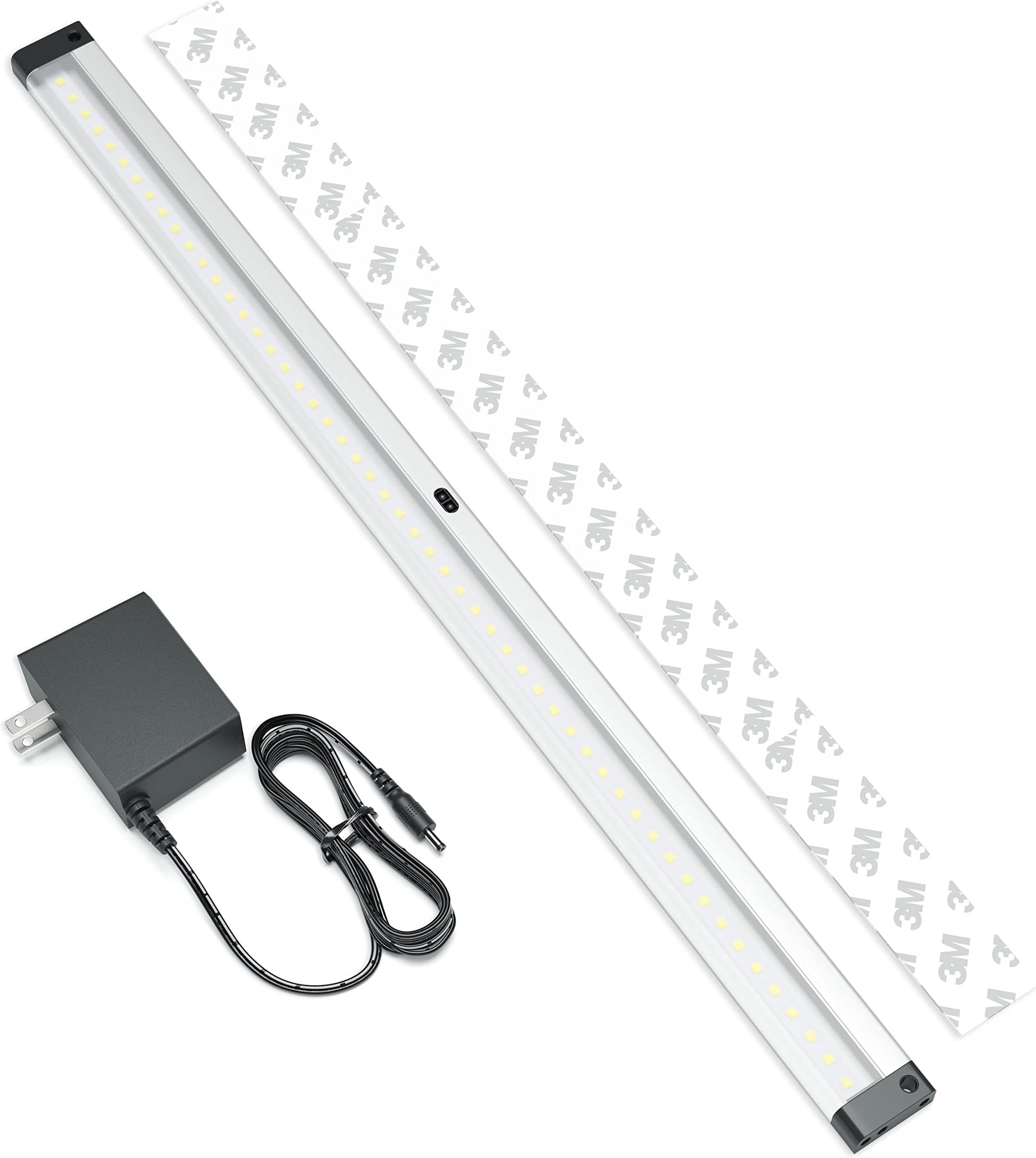 EShineLED Dimmable Under Cabinet Lighting - Extra Long 20 Inch Panel, Hand Wave Activated - Touchless Dimming Control, Cool White (6000K)