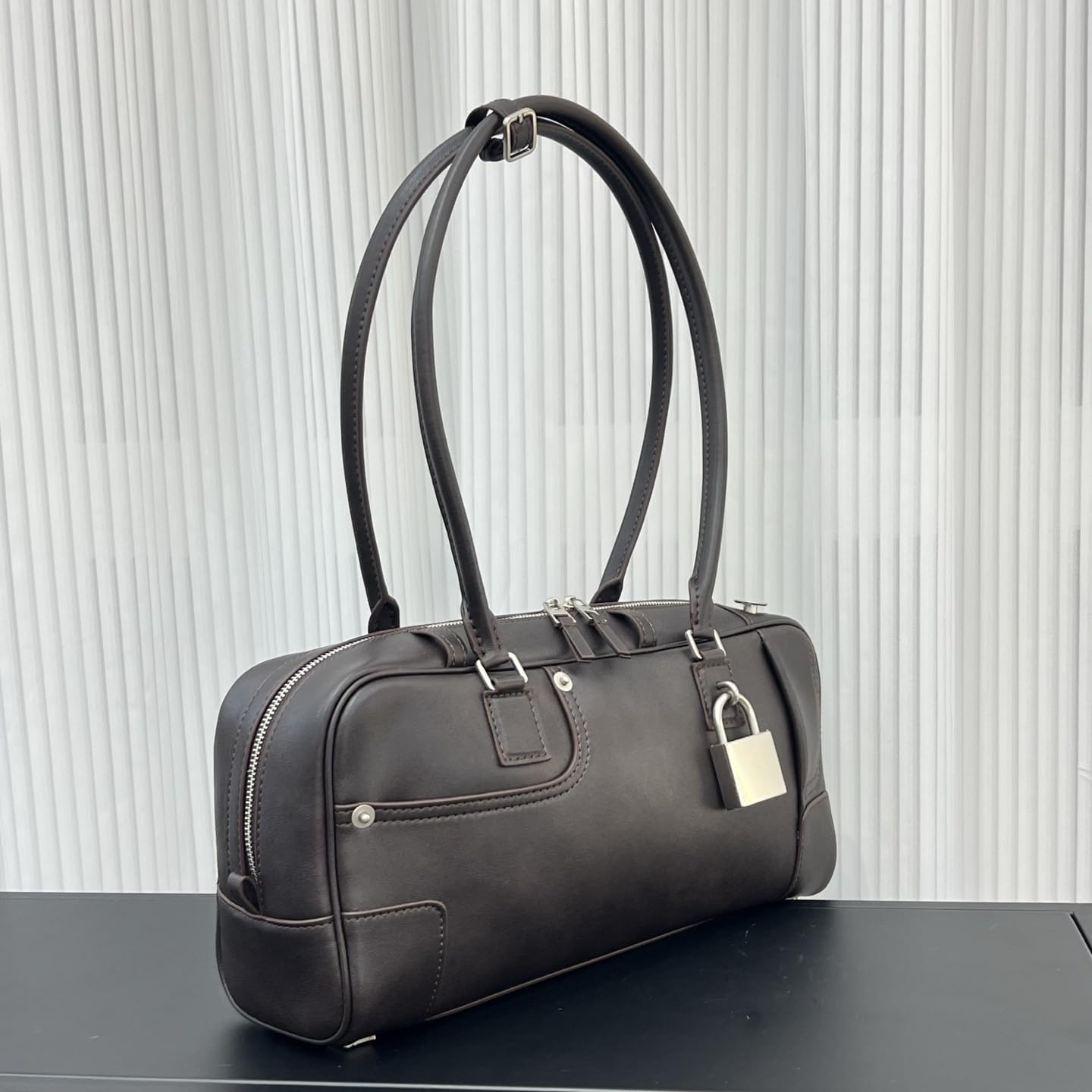 Women's Tote Bag Handcrafted Genuine Leather Top Handle Satchel Crossbody Bag Designer LO&E BAG Annual New