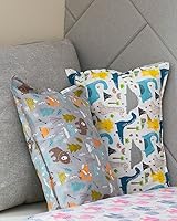 Vista 6 de ALVABABY Paquete de 2 fundas de almohada de algodón orgánico para niños pequeños, fundas de almohada para niños de 13 x 18 pulgadas o 12 x 16