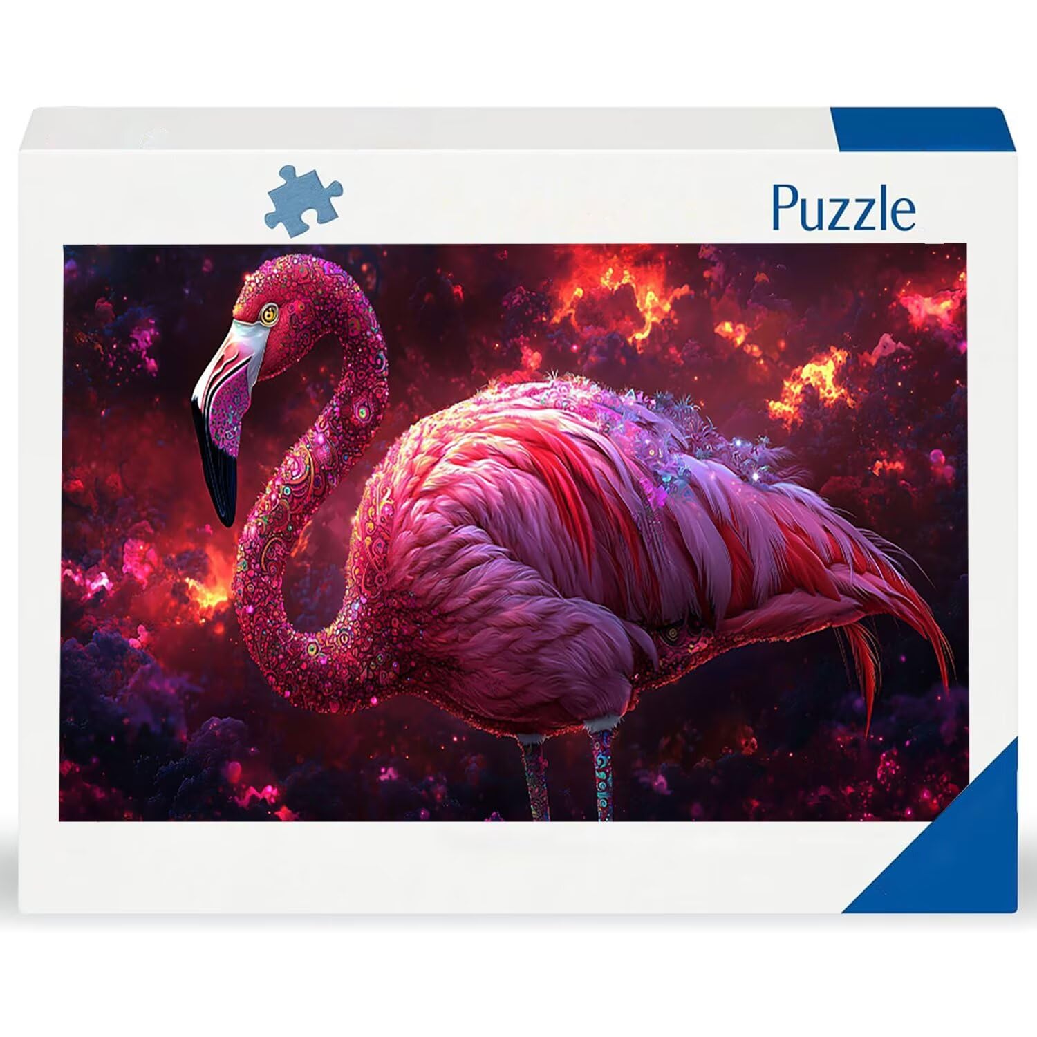 Puzzle dla dorosłych 1100 elementów, różowe flamingi zwierzęta puzzle, dla dorosłych klasyczne puzzle i od 14 lat junior, rodzinne puzzle rozrywka w domu prezent 87x42cm l-173