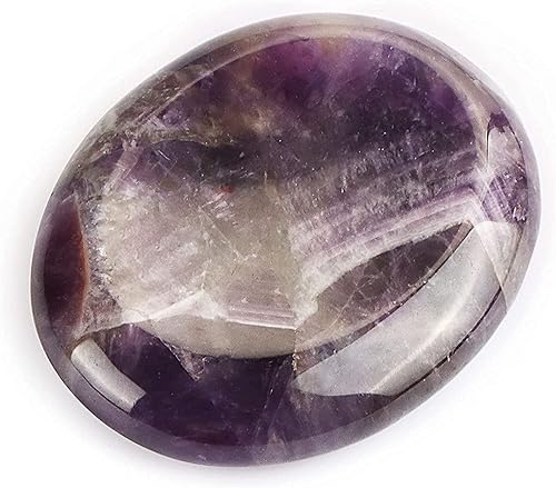 Miniatura 8 de Artistone Juego de 2 piedras de cristal de cuarzo ahumado, piedras pulidas para la preocupación del pulgar de los chakras, cristales curativos para