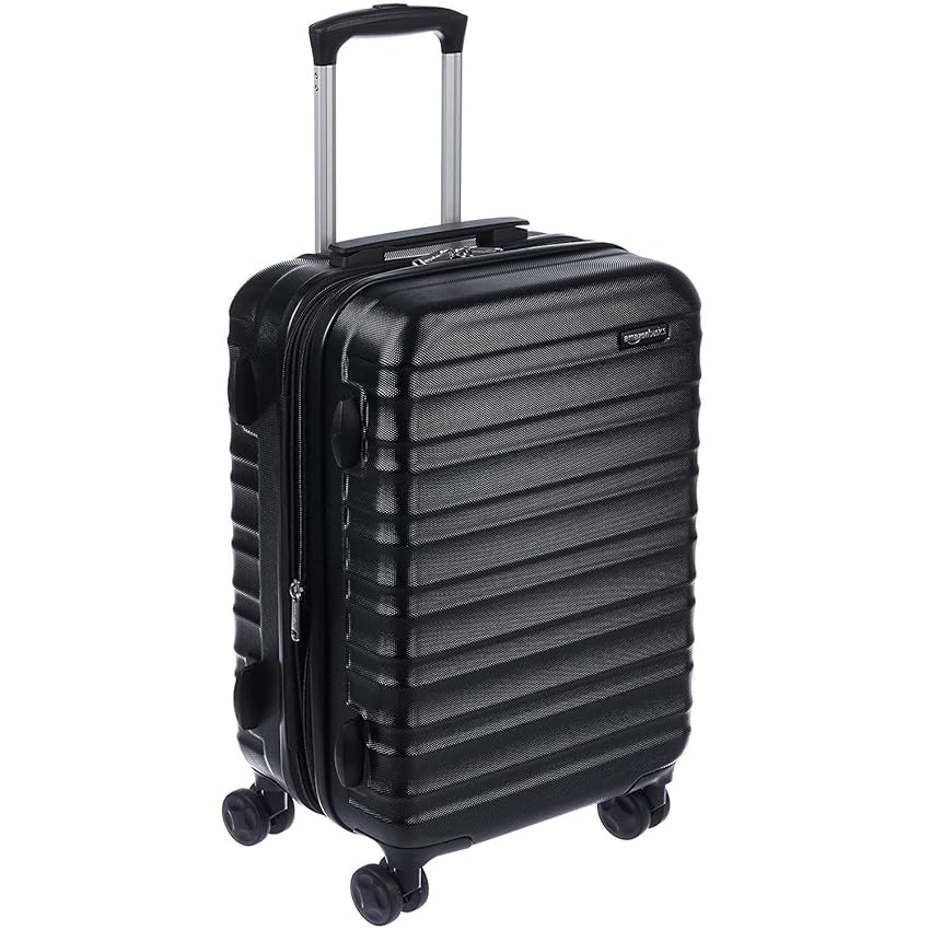 Immagine del prodotto Amazon Basics - Valigia Trolley rigido, 48.5 cm (utilizzabile come bagaglio a mano di dimensioni standard), Nero