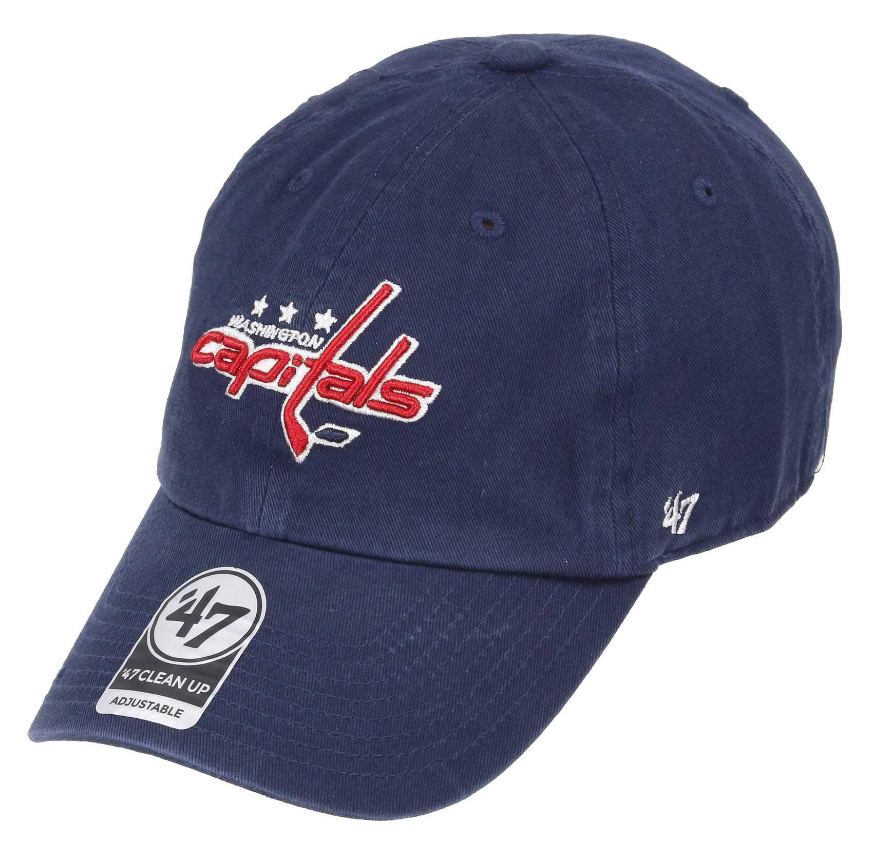 47 Washington Capitals Adjustable Cap Clean Up Nhl Navy - One-Size