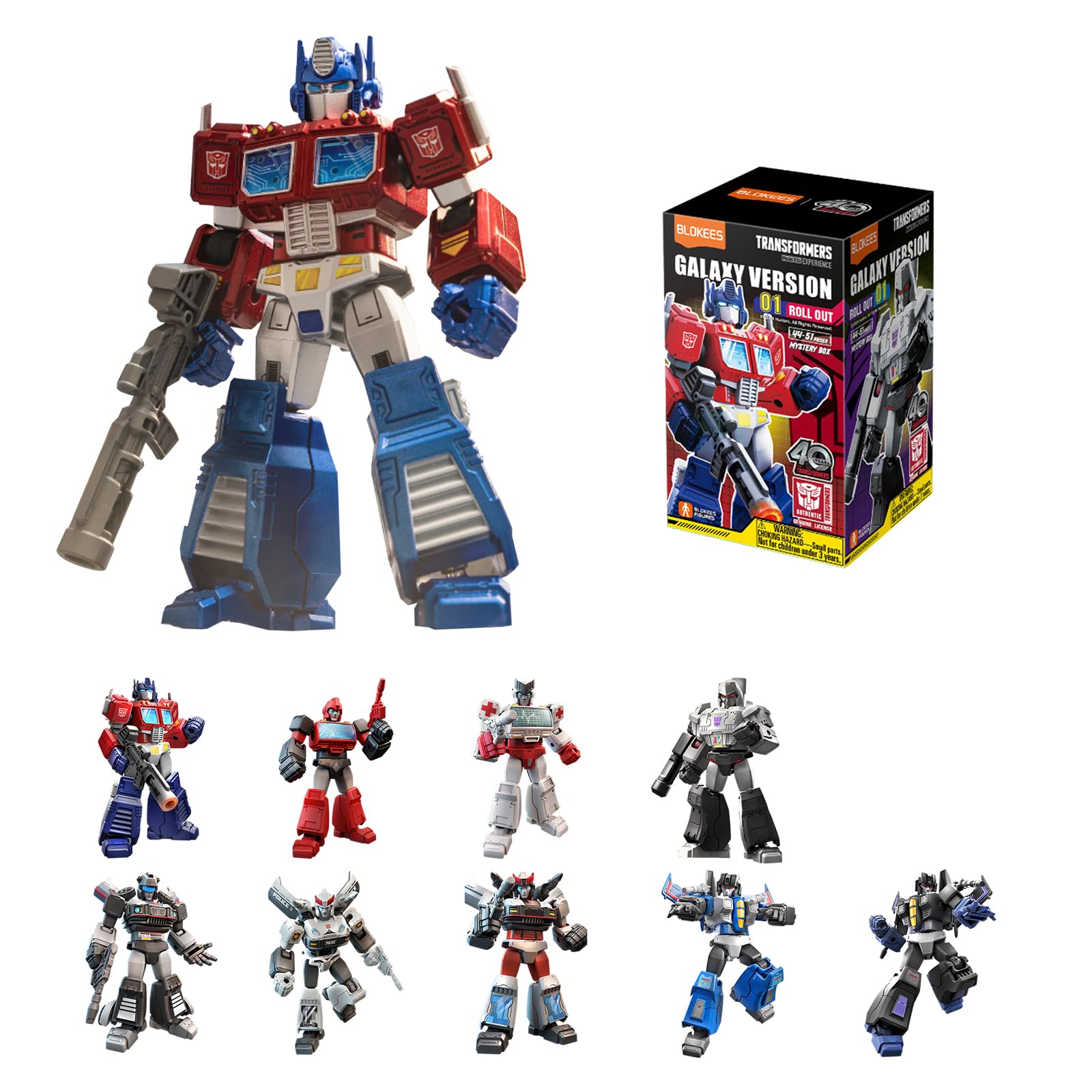 Amazon.com: BLOKEES Transformers Galaxy Version 01 Roll Out : Toys