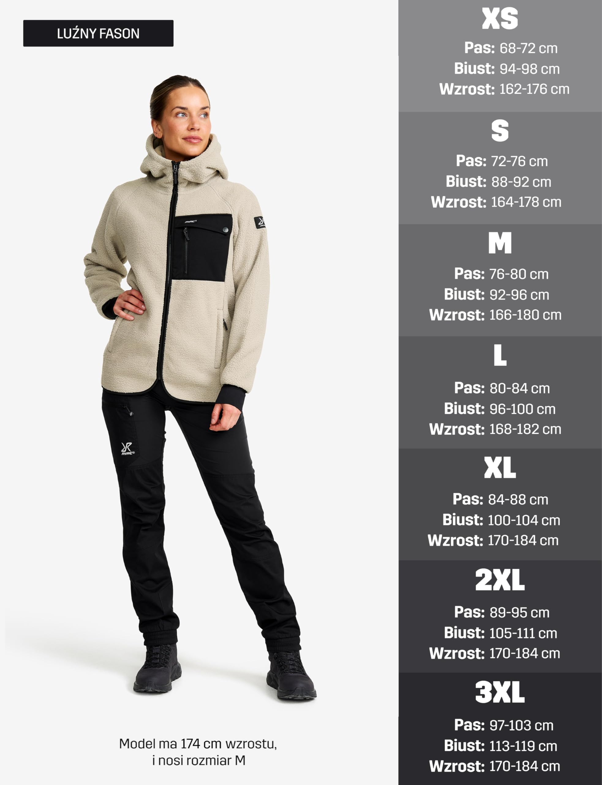 RevolutionRace Sherpa Hoodie Damska, Ciepła i wygodna kurtka polarowa