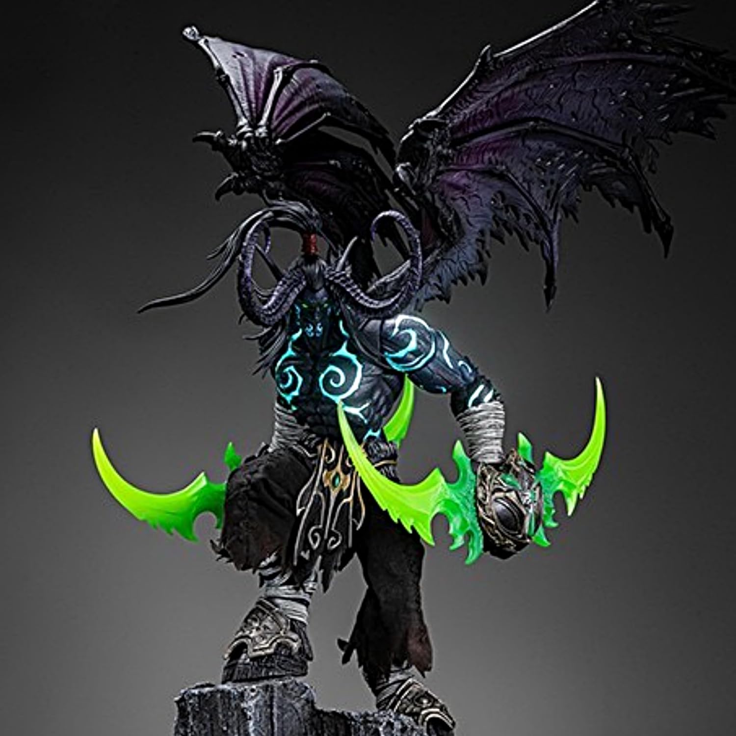 MEMORYTOYS 1/12 Illidan The Demon Hunter - Limited Black Corrupted Edition, Highly Detailed Articulated Collectible Figure for Adult Gamers & Fans-Action Figures
