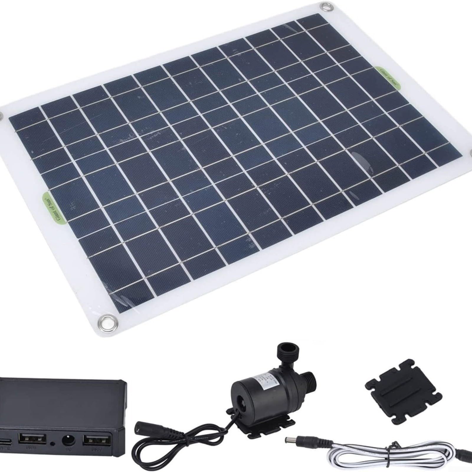 Pompa da giardino a energia solare 50W DC 12V Pool Fountain System con portata del pannello 800L/H