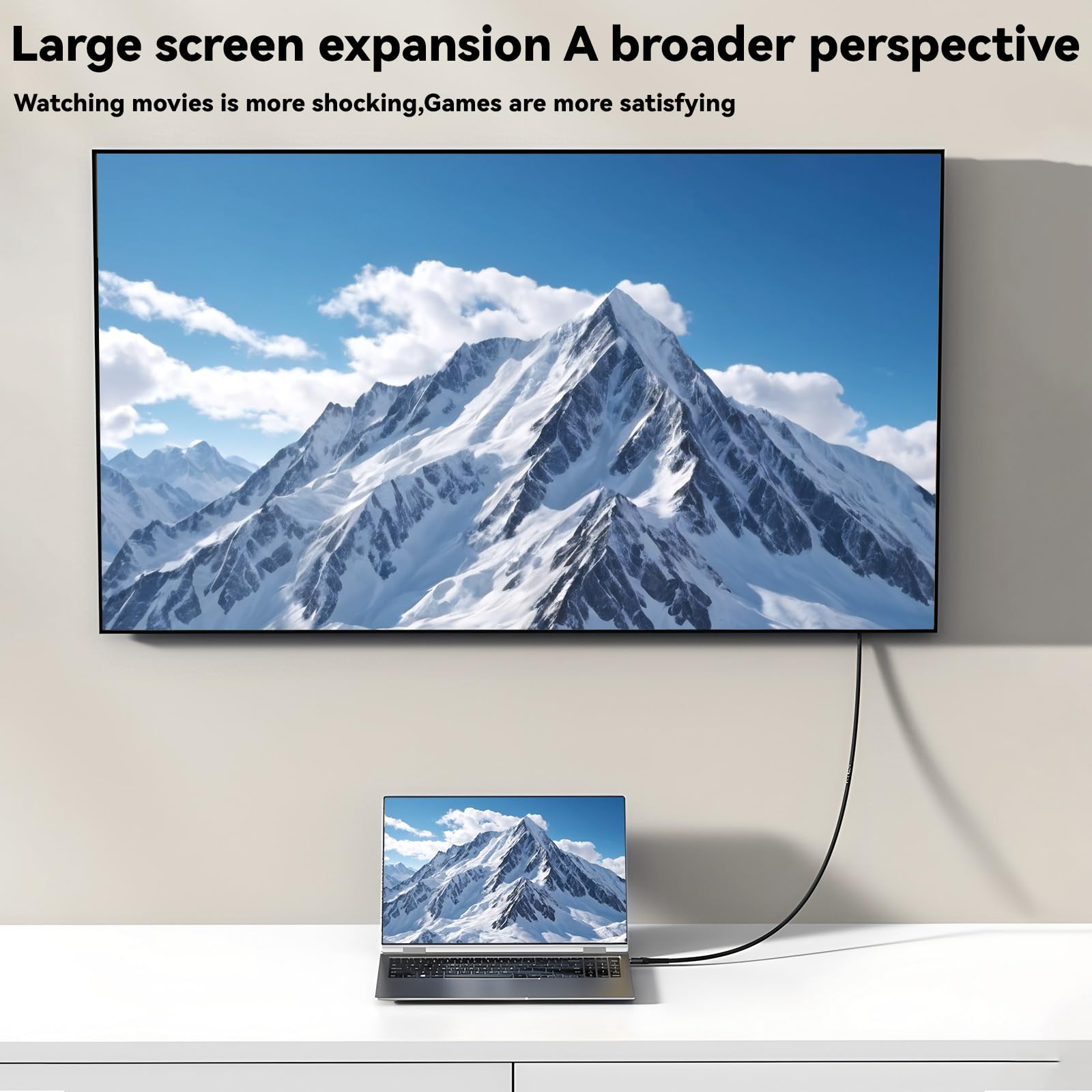 Cavo intrecciato in nylon da USB C a DVI, 4K30Hz, USB 3.1 tipo C a DVI, adatto per telefoni cellulari, laptop, tablet, proiettori, display (1,8 m)