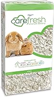 Vista 1 de Carefresh - Ropa de cama para mascotas pequeñas de papel natural blanco 99% libre de polvo con control de olores, 10L, blanco