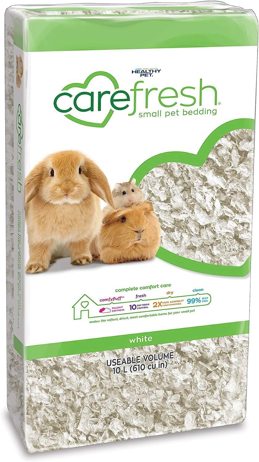 carefresh white small pet bedding, 10L (Pack May Vary)