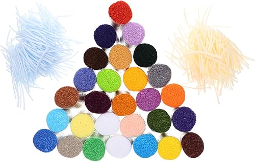 Miniatura 5 de Juego de 30 rollos de hilo de ganchillo para manualidades, hilo de ganchillo, hilo de ganchillo para suéter, sombrero, tejer, mini proyecto,