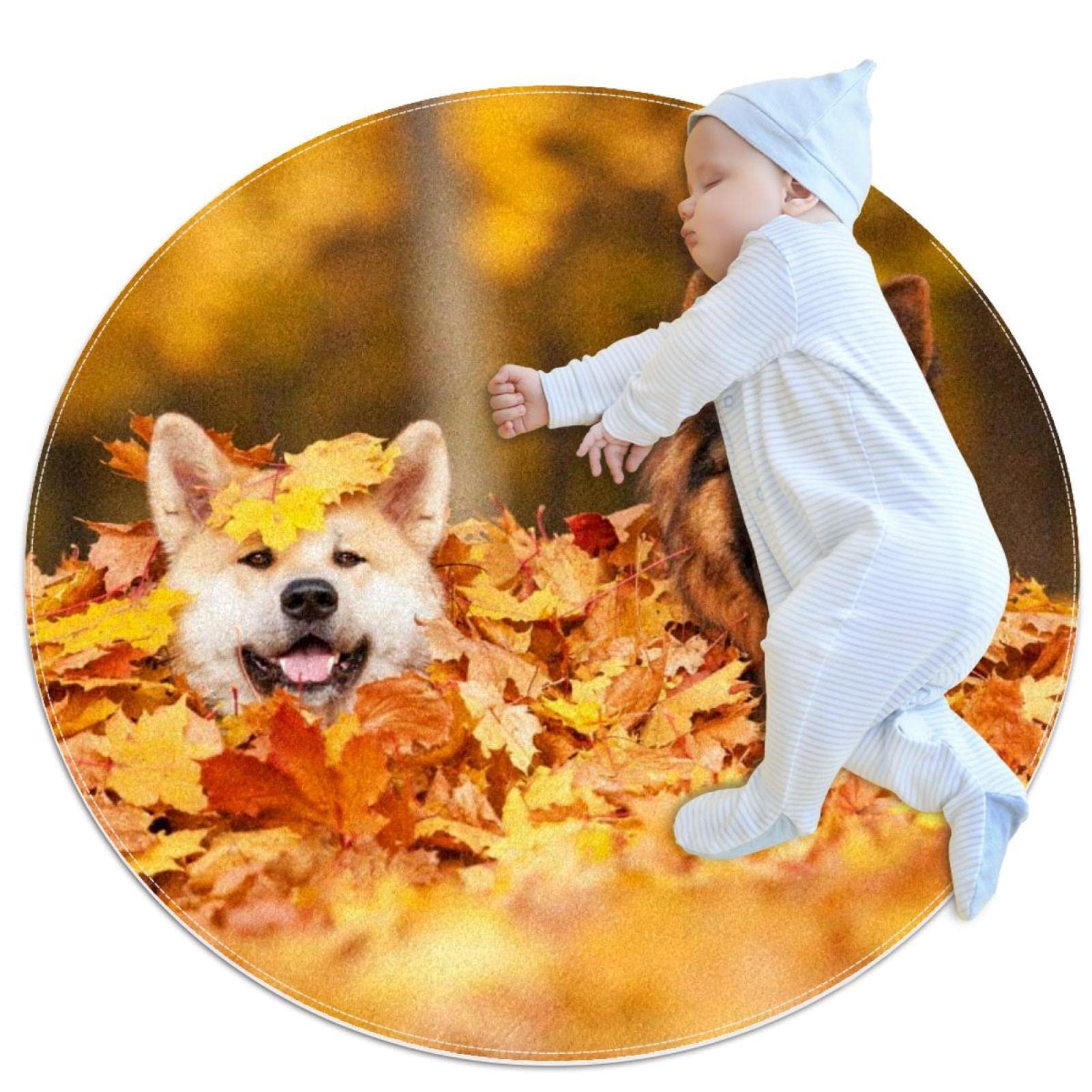 Tapis chien berger allemand isolant et doux pour chambre d'enfant JDEZ