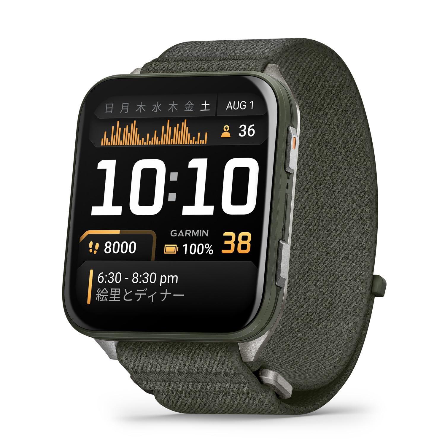 Amazon.co.jp: GARMIN(ガーミン) Venu X1 Moss スマートウォッチ 大
