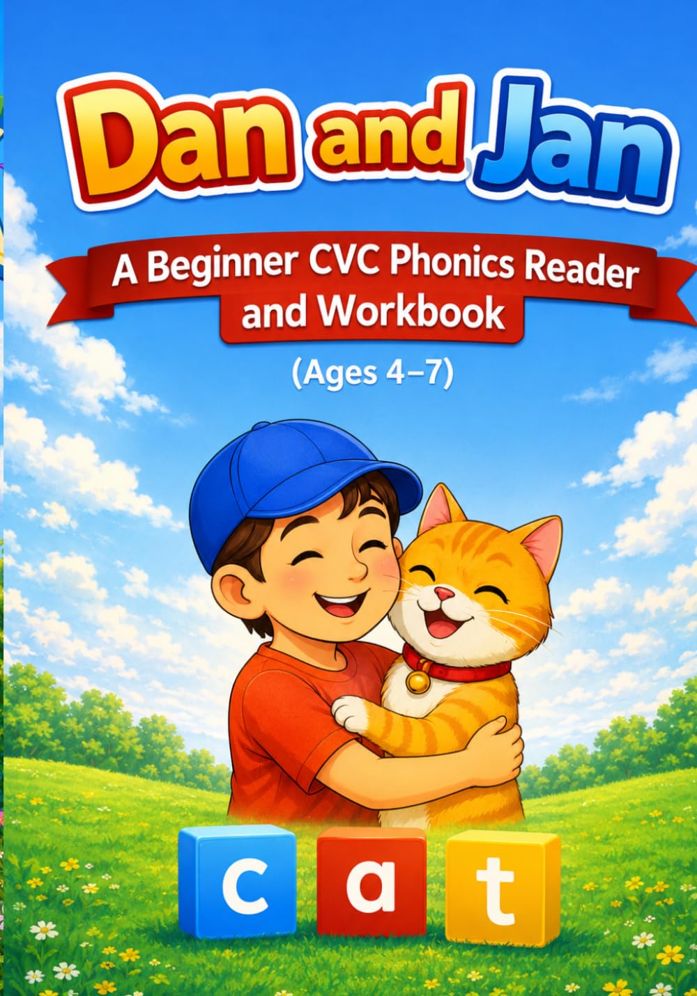 Dan and Jan (A Beginner CVC Phonics Reader and Workbook)