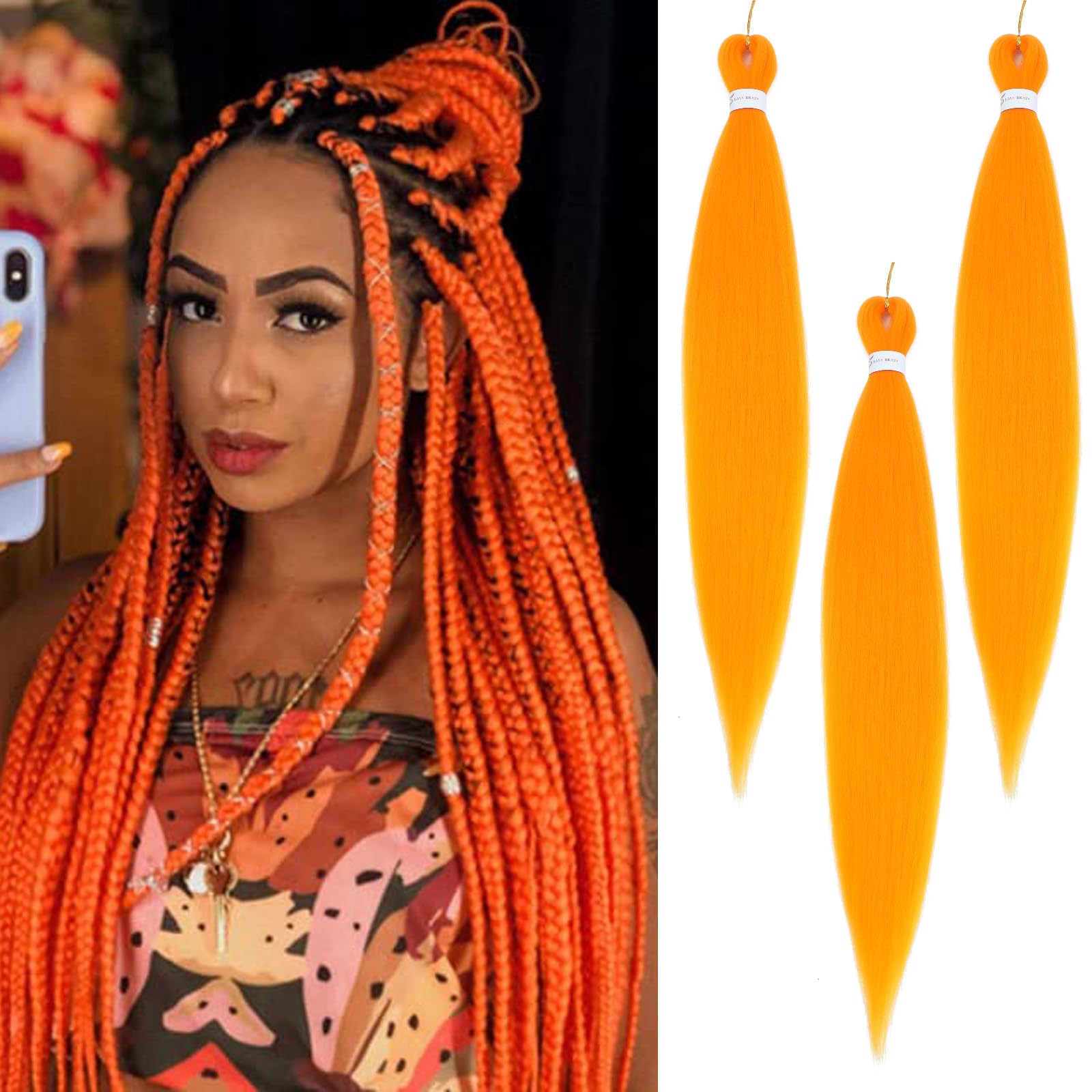 Easy Braid Pre stretched Braiding Hair Extensions