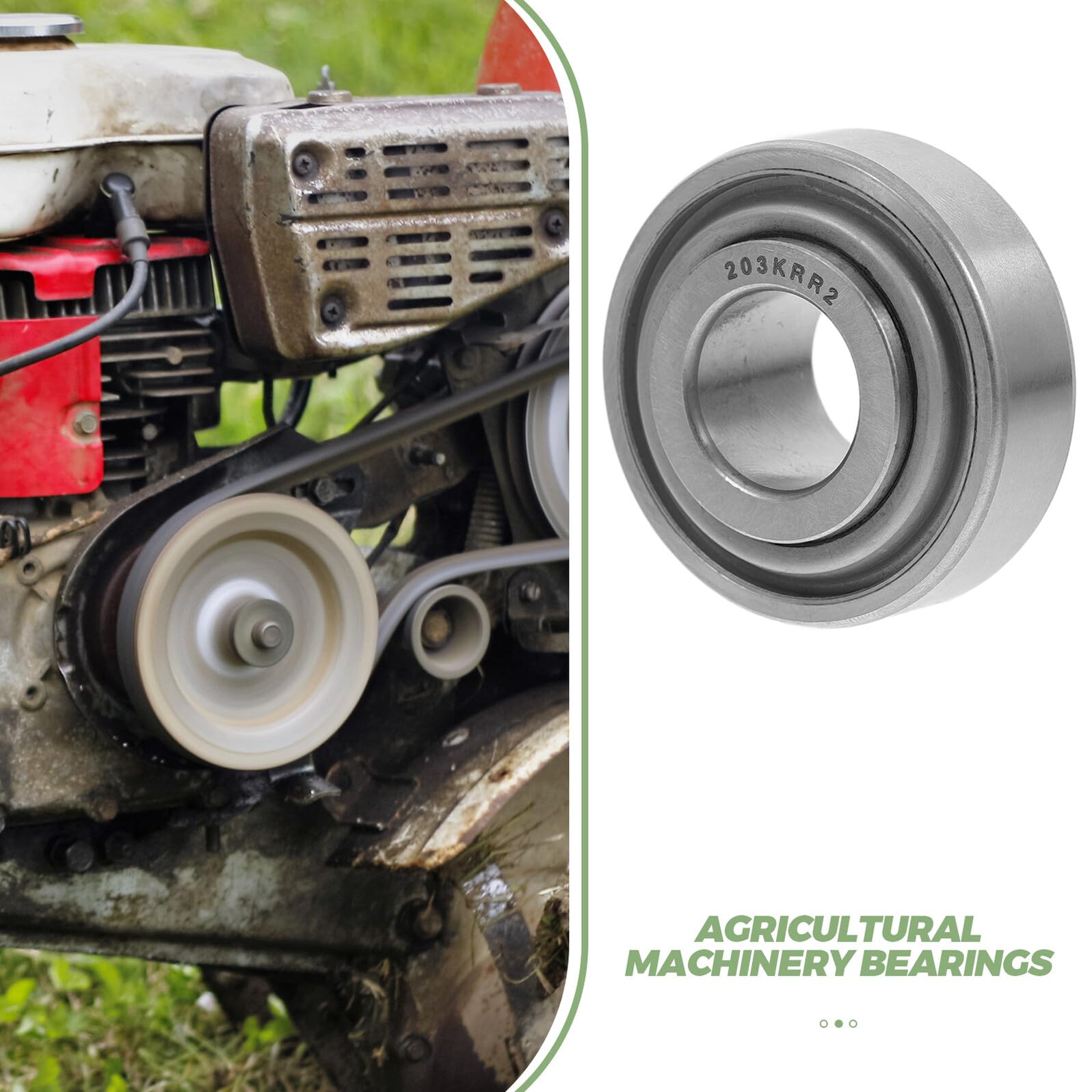 DOITOOL Cuscinetti a Sfere di Ricambio per Macchine Agricole 203Krr2 Cuscinetto per Tosaerba e Stampanti 3D Tenuta Antipolvere Parti di Riparazione Utensili Elettrici per Uso Agricolo