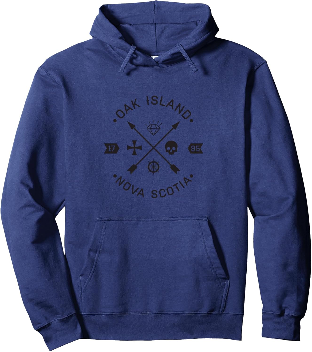 Oak Island Knights Templar Skull Arrows Hoodie Sweatshirt Pullover Hoodie