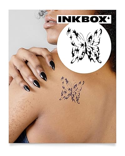 Inkbox Tatuajes temporales, tatuaje semipermanente, un tatuaje de alta calidad, fácil de larga duración, resistente al agua con tinta For Now  Dura