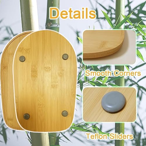 Miniatura 4 de Alfombrilla deslizante de bambú para mezclador de soporte de cocina de 4.5 a 5 cuartos de galón, accesorios y accesorios para mezcladores de