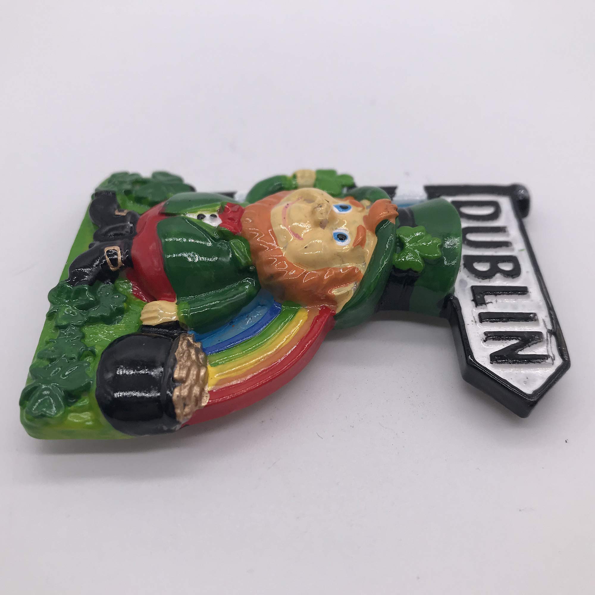 Magnete 3D Dublino Irlanda In Resina - Souvenir Turistico Per Frigorifero, 6x8 Cm, Regalo Originale