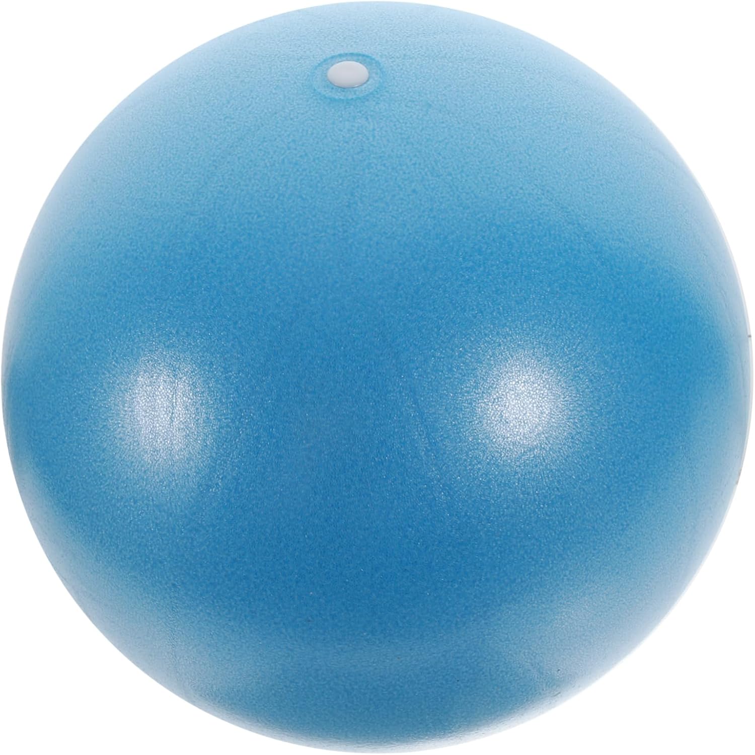 Yoga Ball Gym Exercise Ball with Pump Non Slip PVC Core for Home Workout Physical Therapy and Balance Improvement Portable Mini Blue