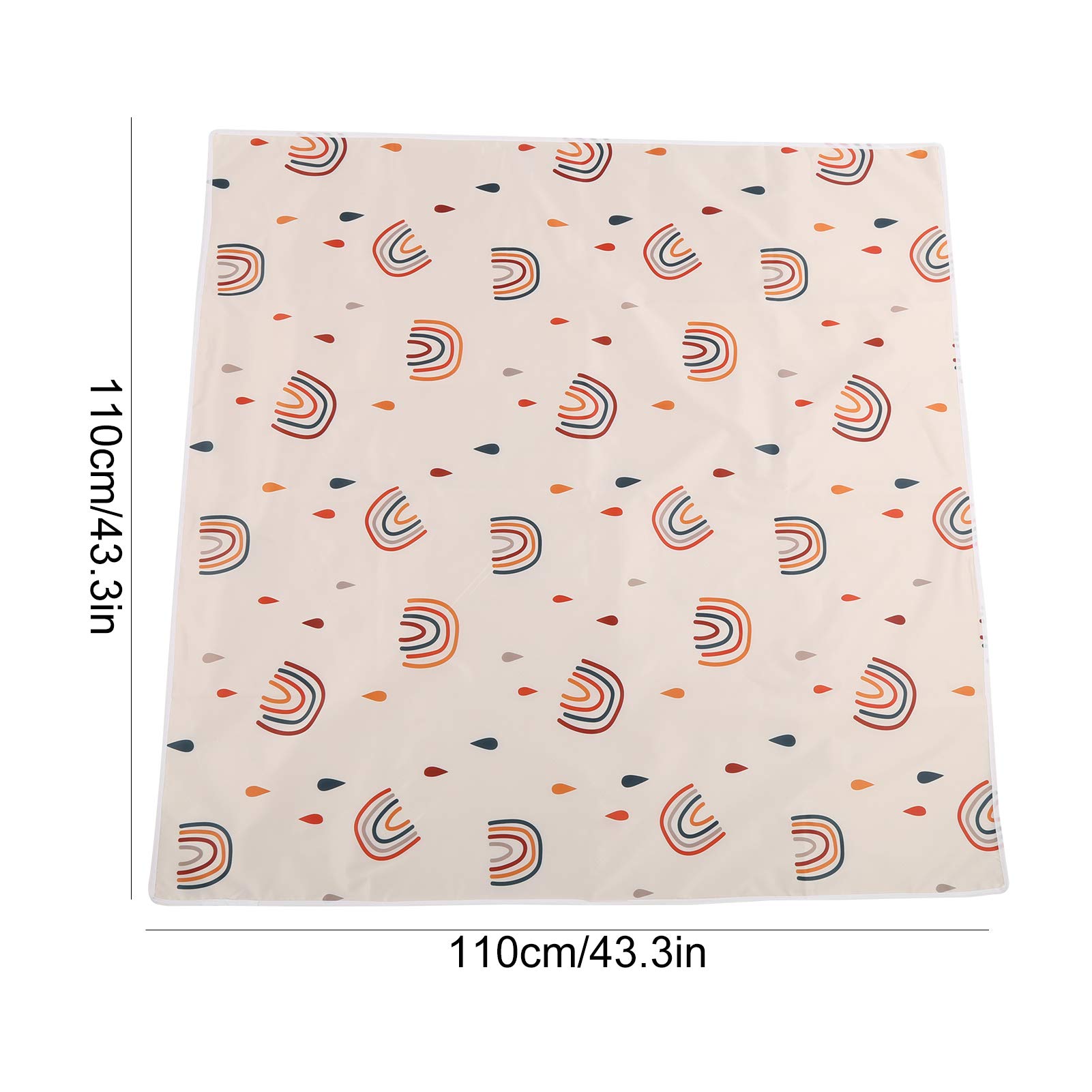 1 stuk baby spatmat voor onder een kinderstoel, eetmat voor baby's en