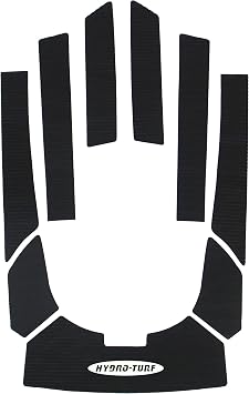 Hydro-Turf Cut Groove Mats Compatible with Sea-Doo GTX 2-Stroke 1996-2002, 1997-2000 GTI (Black)