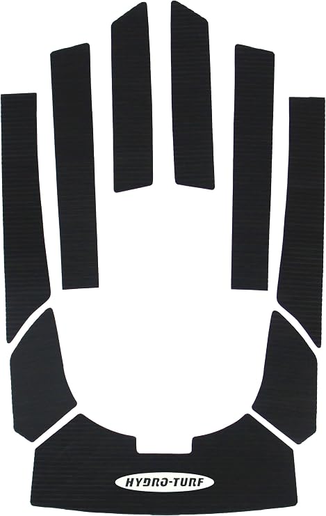 Hydro-Turf Cut Groove Mats Compatible with Sea-Doo GTX 2-Stroke 1996-2002, 1997-2000 GTI (Black)