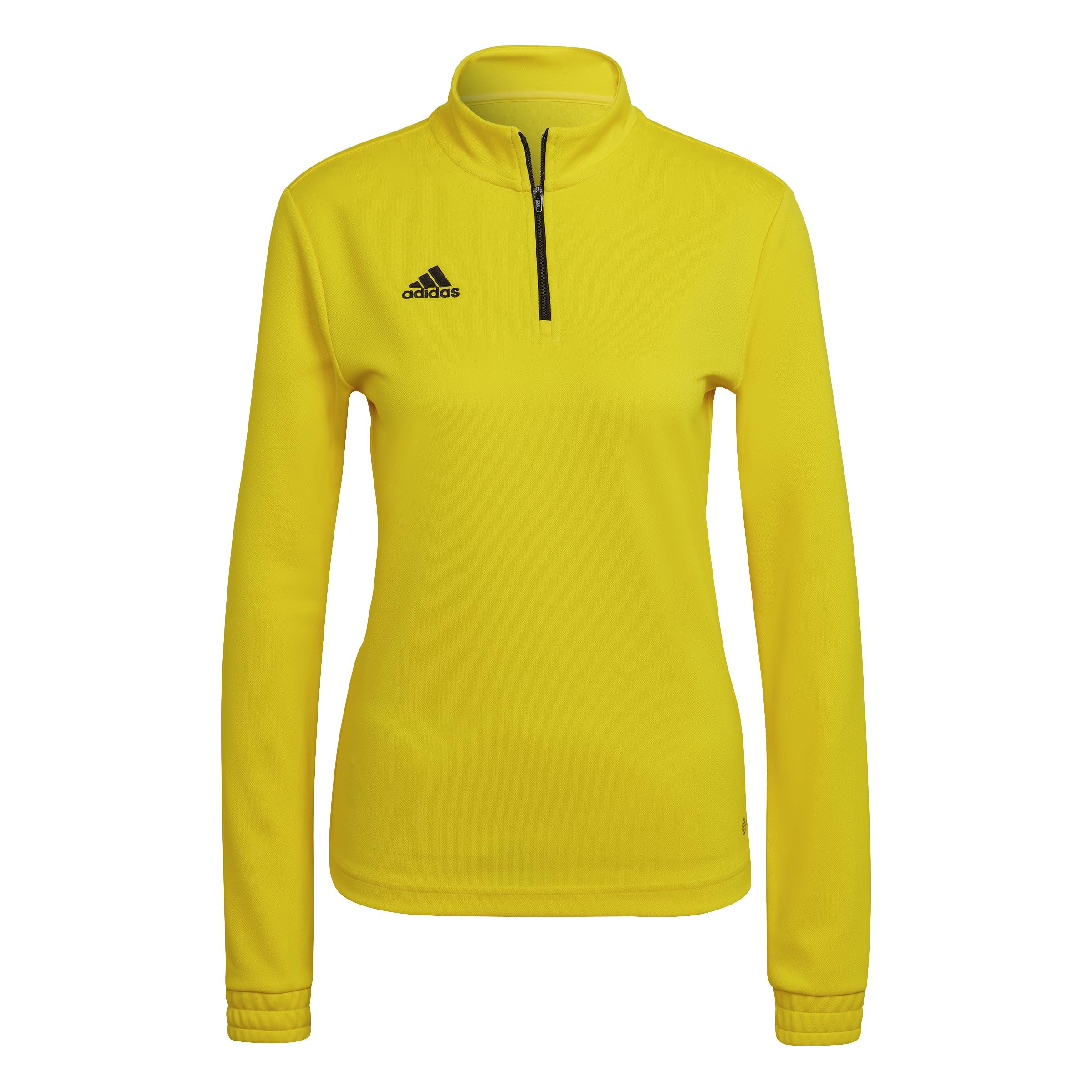 adidas Women's Entrada 22 Training Top, Team Yellow/Black, M