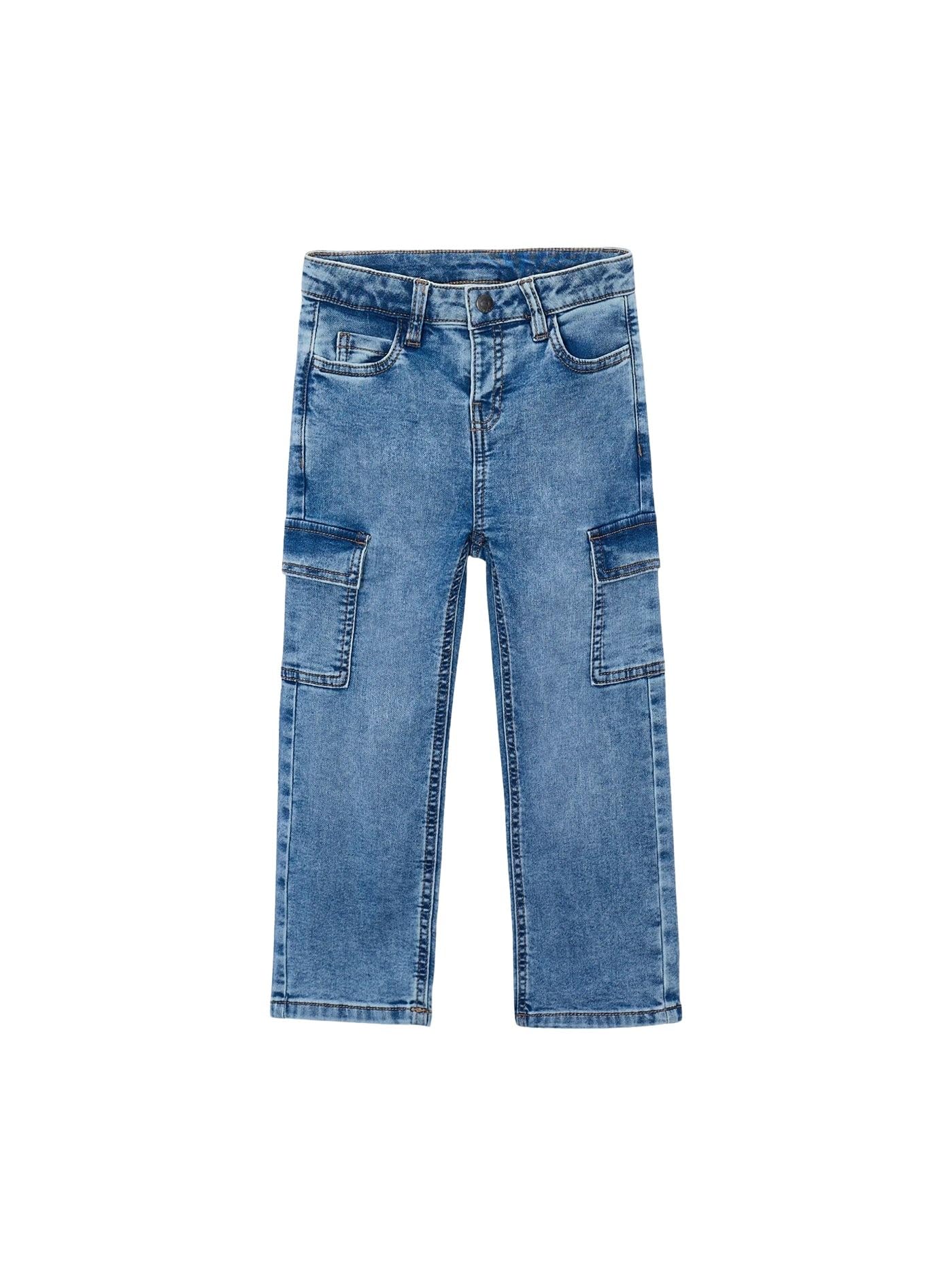 Pantalón soft denim cargo para niño ideal para días de juego y parque 5