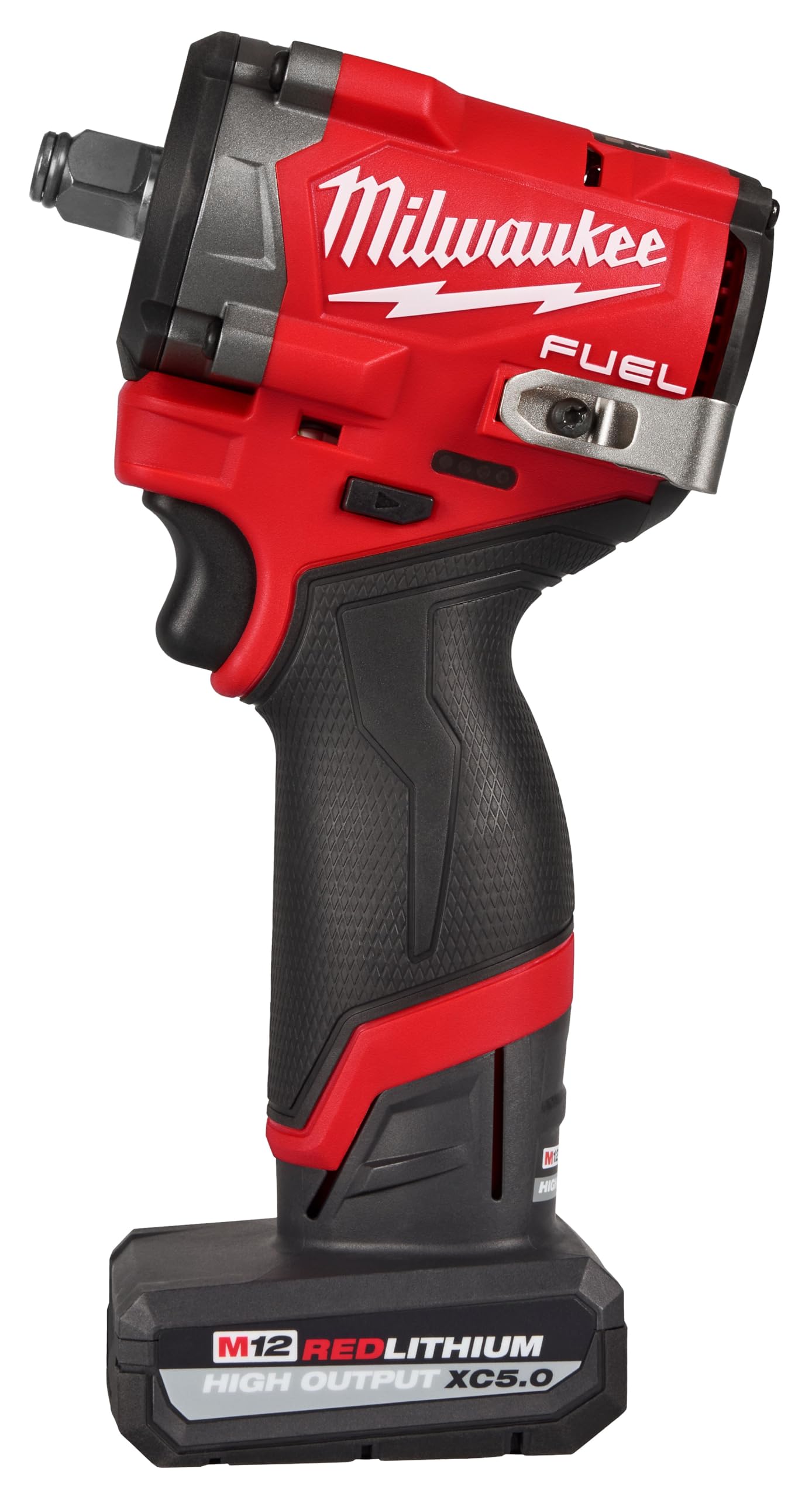 Milwaukee Destornillador de impacto eléctrico M12 Fueltrade Stubby 1/2