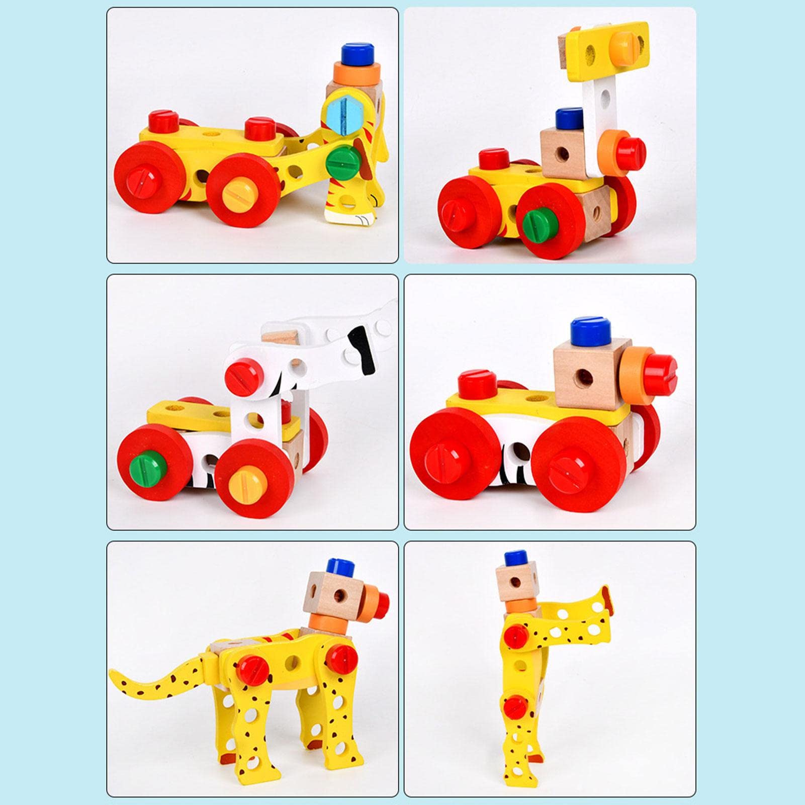 Amazon.co.jp: キッズ用木製ツールセット | 木製の幼児用ツール セット