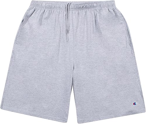 Champion Pantalones cortos para hombres grandes y altos - Pantalones cortos deportivos para hombre con bolsillos