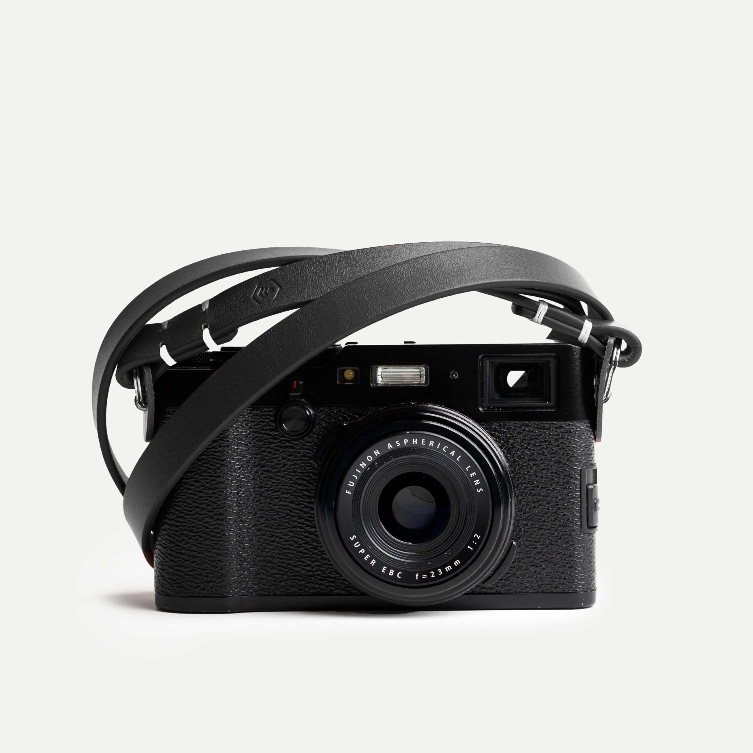 Evergreen Leather Camera Strap – Split Ring, 28" or 38" Compatible with Fuji Sony Nikon Leica Canon