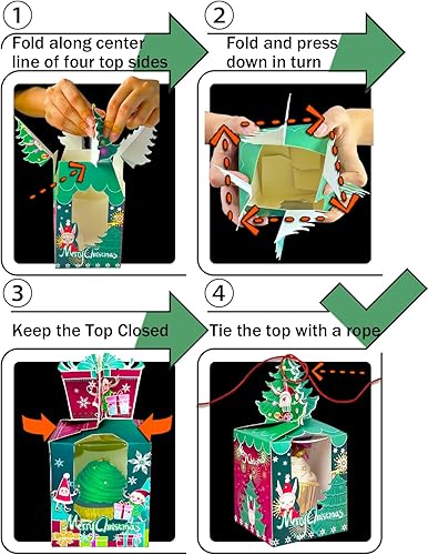 Miniatura 8 de qiqee Caja negra para cupcakes con dos soportes de 6.5 x 3.6 x 3.5 pulgadas (2.2 pulgadas superior) 50 unidades, 2 cajas para cupcakes con ventana