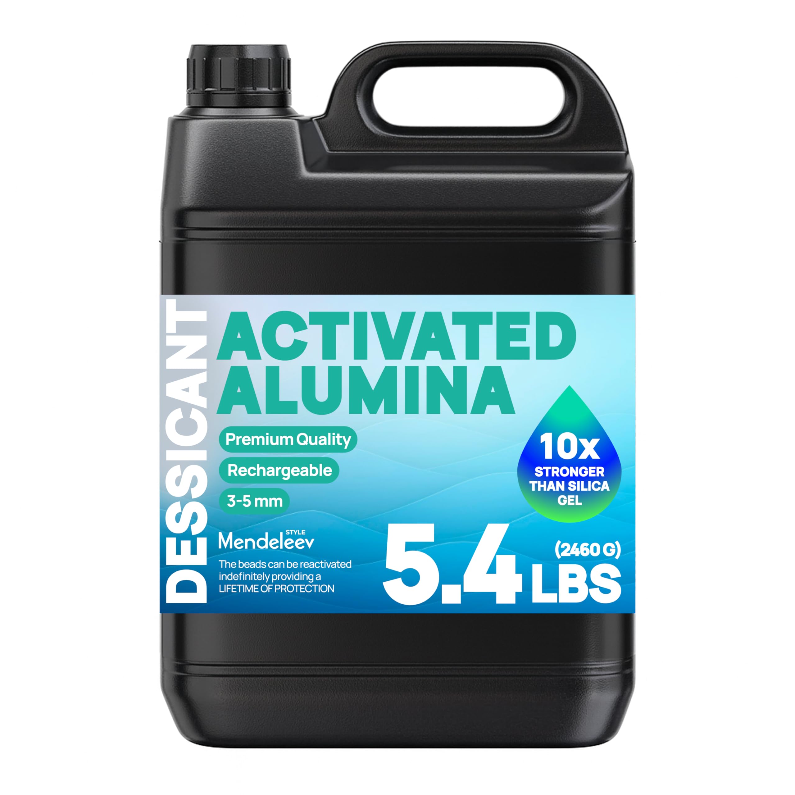Déshydratant d'alumine activée de 2,4 kg, idéal pour le séchage des filaments, déshumidificateurs déshydratants réutilisables, absorbeur d'humidité pour éviter les filaments humides