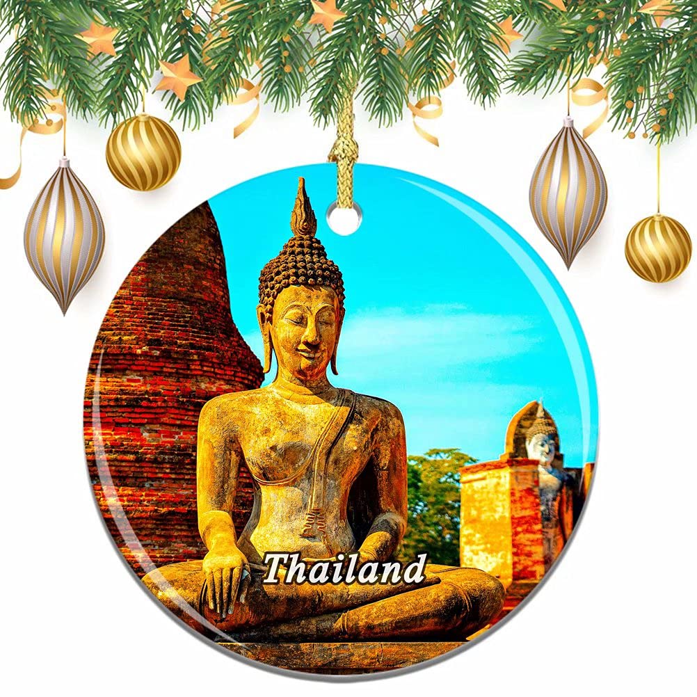 Desert Eagle Tcgj5702 Thailand Christmas Xmas Tree Ornament Decoration Wedding Hanging Pendant Decor City Travel Souvenir Collection