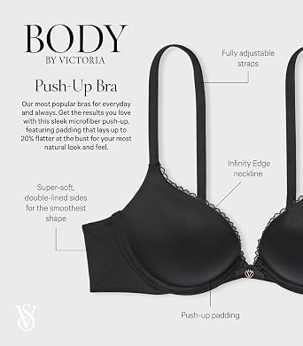 Victoria's Secret Women's Body By Victoria Push Up Bra, Bras for Women (32A-38DDD)
