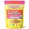 NOOCHA Organic Nutritional Yeast Flakes – Non-Fortified, Vegan Cheese Seasoning, Dairy-Free, Gluten-Free, High Protein Savory Sprinkle for Popcorn, Pasta & Veggies – 8 oz